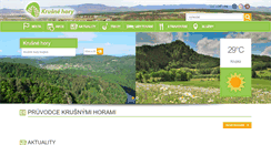 Desktop Screenshot of krusne-hory.org