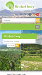 Mobile Screenshot of krusne-hory.org